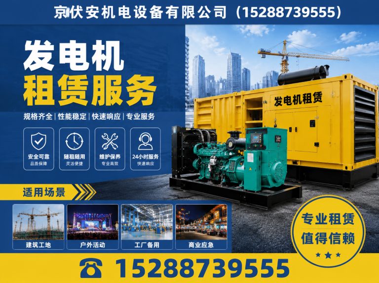 巴音郭楞发电机出租展示图